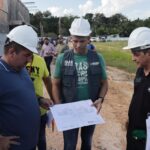 Governo do Amazonas vistoria as obras do estádio de Presidente Figueiredo