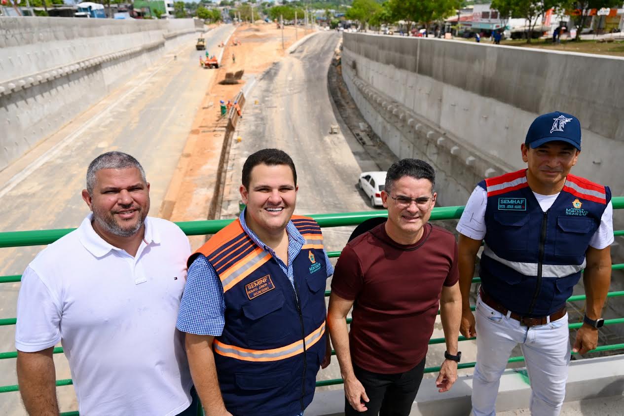 Prefeito destaca avanço das obras do complexo viário Prefeito José Fernandes