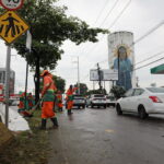Prefeitura realiza ação de limpeza em diversas avenidas da cidade