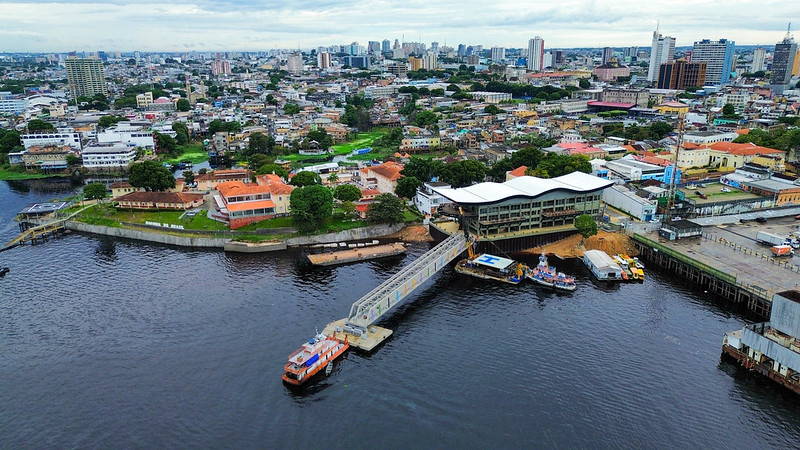 Com entregas e obras em curso, prefeitura reabilita Centro Histórico de Manaus