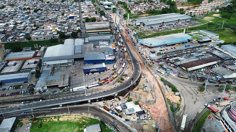 Complexo viário Rei Pelé chega a 70% de execução do projeto com previsão de entrega para maio de 2025