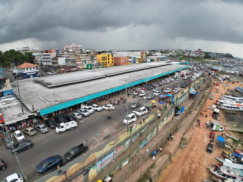 Prefeitura de Manaus retoma obras na Feira Manaus Moderna uma das mais importantes da capital