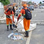 Prefeitura de Manaus realiza operação de limpeza após Réveillon em diversos pontos da cidade