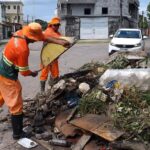 Prefeitura reforça equipes de limpeza e manutenção urbana para mitigar impactos das chuvas