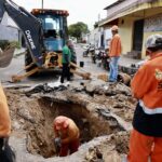 Prefeitura atua em duas frentes simultâneas para recuperar rede de drenagem no bairro Redenção