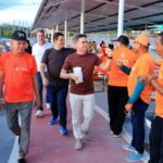 Prefeito David Almeida vistoria obra da lagoa do Bombeamento, que terá primeiro pedalinho público de Manaus