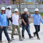Prefeito David Almeida acompanha fase final das obras do complexo viário Rei Pelé