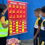 Prefeitura de Manaus leva ação do ‘Maio Amarelo’ para escola particular com jogos educativos e muita interação