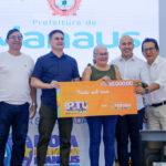 Prefeito David Almeida entrega primeiros prêmios do IPTU Premiado 2025 e reforça valorização do contribuinte