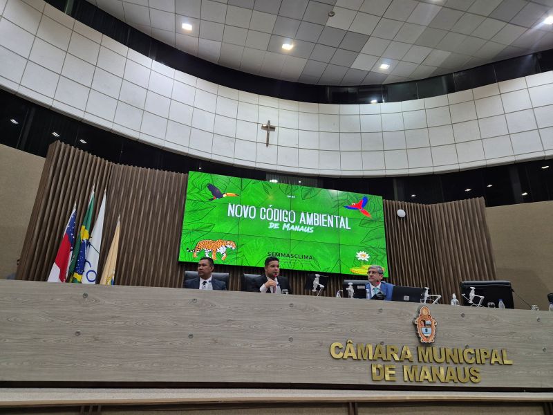 Prefeitura apresenta novo Código Ambiental de Manaus na CMM