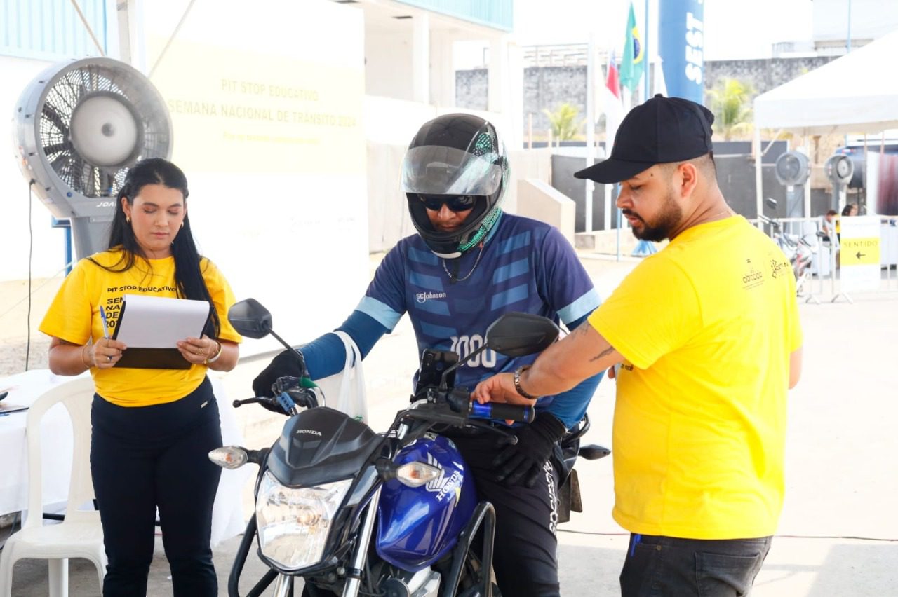 Maio Amarelo: Detran-AM e Abraciclo promovem Pit Stop Educativo para motociclistas