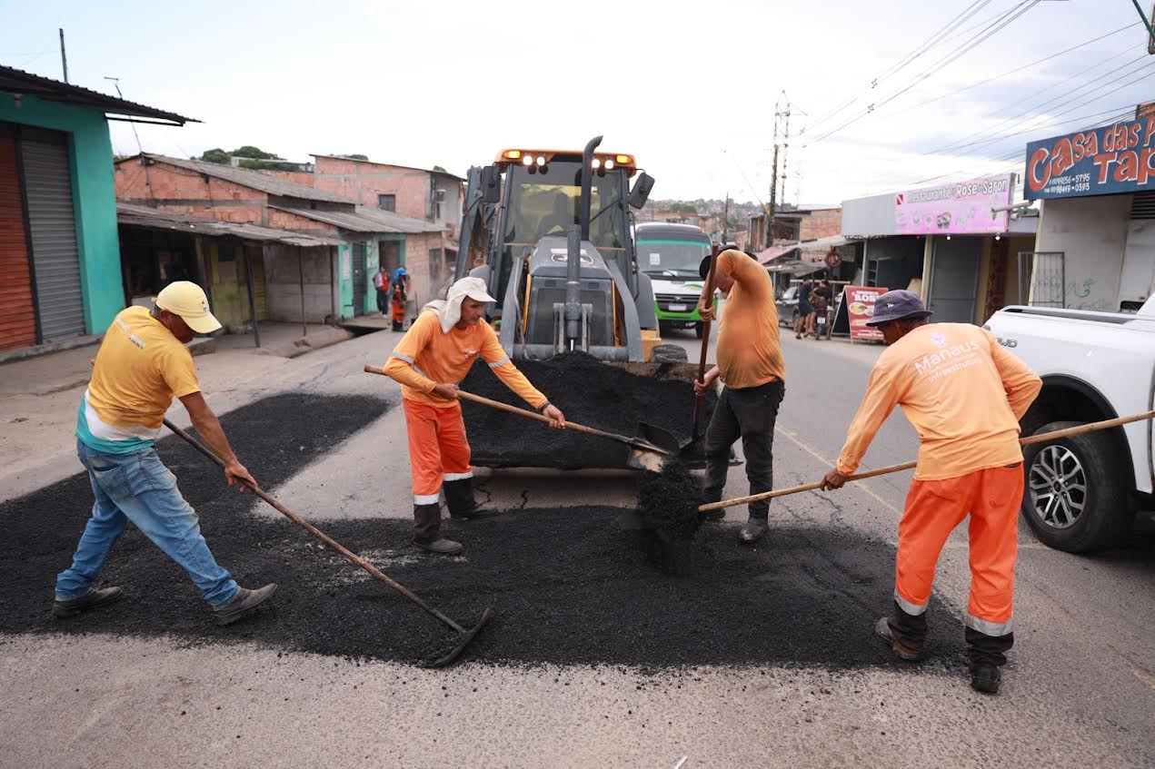 Prefeitura inicia nova frente de obras em avenida do Distrito Industrial para garantir mais segurança e mobilidade