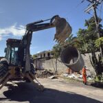 Prefeitura de Manaus realiza manutenção em rede de drenagem profunda na avenida Solimões
