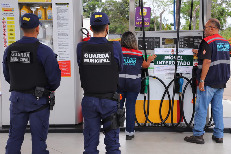 Prefeitura de Manaus segue com ações de interdição de postos sem Habite-se