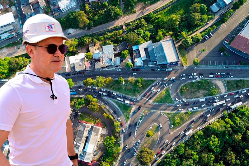 Prefeito David Almeida anuncia construção do viaduto ‘Passarão’ com investimento de R$ 86 milhões na zona Oeste de Manaus