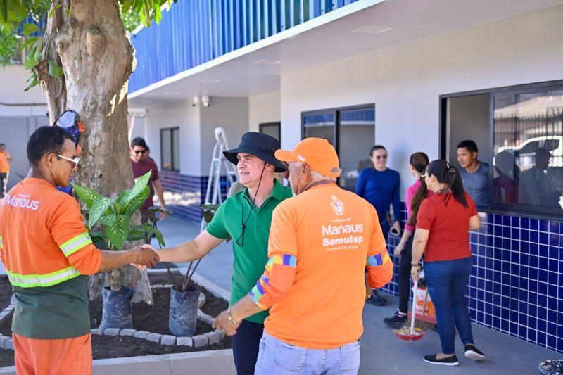 Prefeito David Almeida inaugura maior base da Guarda Municipal de Manaus na zona Leste