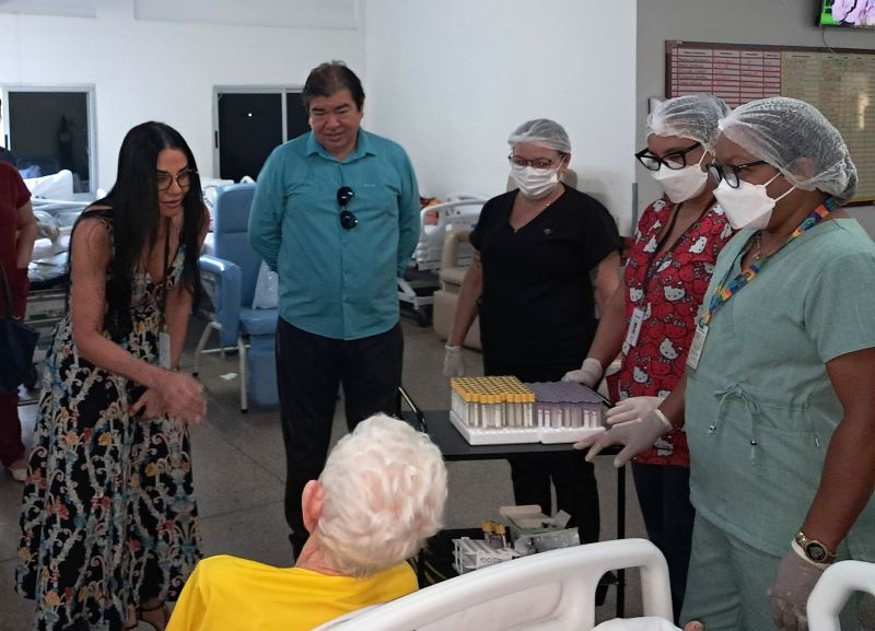 Prefeitura inicia ação colaborativa da Semsa para facilitar exames aos idosos da Fundação Dr. Thomas