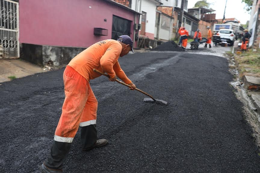 Prefeitura de Manaus leva obras à zona Norte e transforma realidade da rua Boitita
