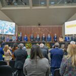 Presidente Roberto Cidade destaca contribuições do ministro Mauro Campbell e do juiz Lizandro Garcia para o Judiciário brasileiro, durante outorga da Medalha Ruy Araújo