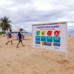 Prefeitura orienta população sobre horários de banho na praia da Ponta Negra com a chegada do verão amazônico