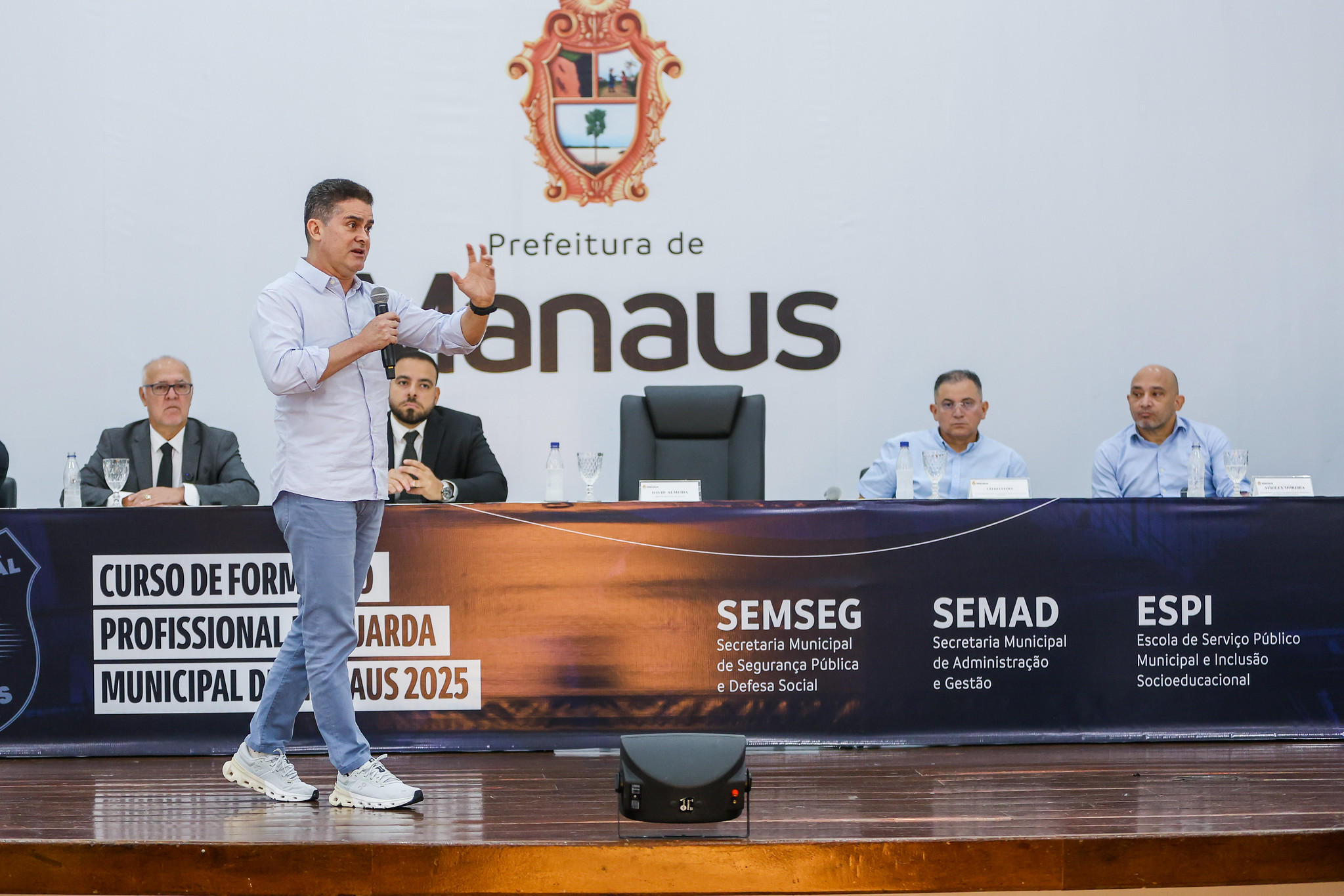 Prefeito David Almeida dá início ao ‘2º Curso de Formação Profissional da Guarda Municipal de Manaus’