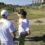 Prefeito David Almeida acompanha mutirão de limpeza e capinação no parque Desembargador Paulo Jacob no centro de Manaus