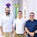Prefeito David Almeida e os presidentes da Eletros e Ventisol Agratto anunciam expansão de empresa do setor eletroeletrônico em Manaus