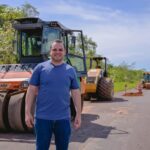 Presidente Roberto Cidade vistoria obras de recuperação da Estrada de Balbina, em Presidente Figueiredo