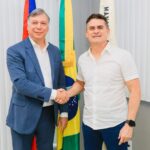 Prefeito David Almeida recebe representante da Honda Brasil, patrocinadora oficial do ‘#SouManaus Passo a Paço 2025’ e destaca apoio da iniciativa privada