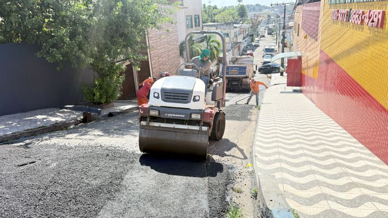 Prefeitura de Manaus recupera ruas do bairro Petrópolis e reforça compromisso com a mobilidade urbana