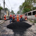 Prefeitura de Manaus revitaliza malha viária do bairro Colônia Terra Nova