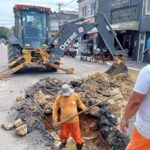 Prefeitura realiza intervenção emergencial na rua Luiz Antony e devolve fluidez do sistema de drenagem