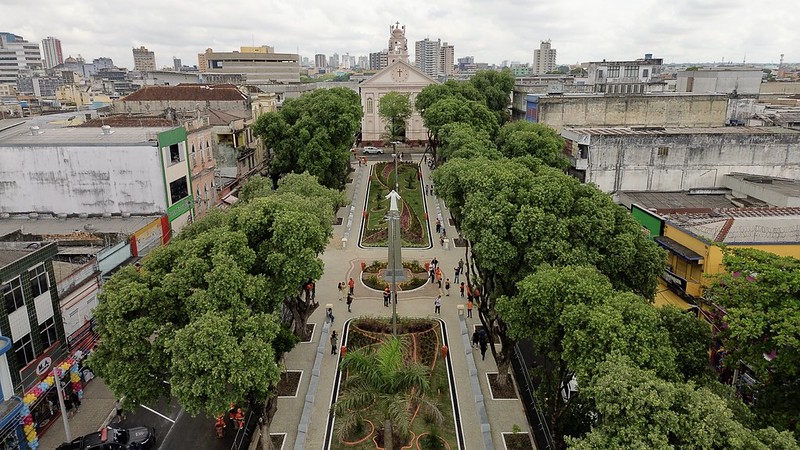 Prefeito David Almeida presenteia Manaus com praça dos Remédios revitalizada e transforma símbolo histórico em espaço de dignidade