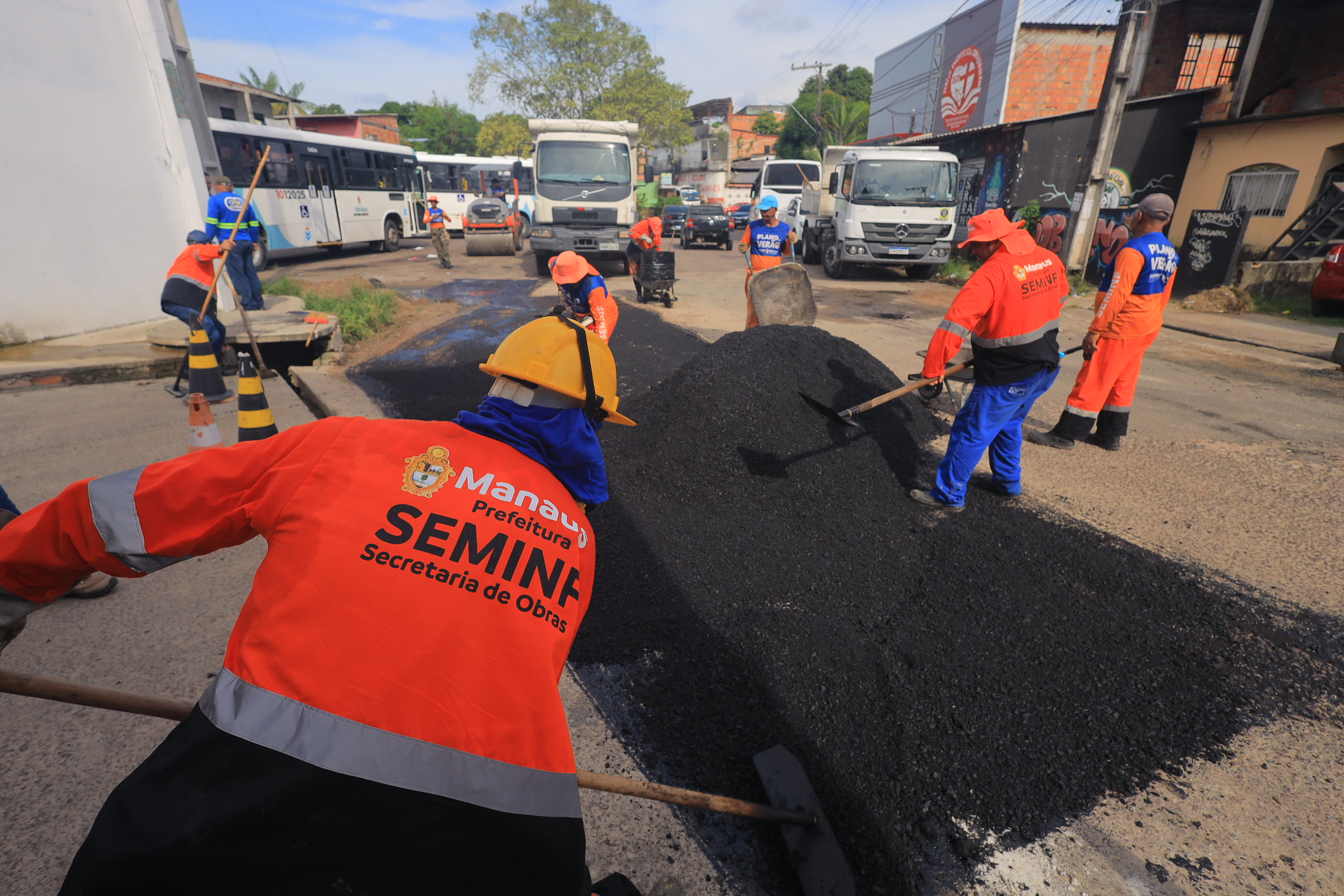 Prefeitura de Manaus reforça infraestrutura da zona Centro-Oeste com o ‘Plano de Verão’