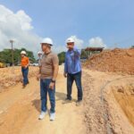 Prefeito David Almeida destaca avanço das obras do parque Encontro das Águas Rosa Almeida, consolidando-se como um dos maiores cartões-postais da cidade