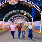 Prefeito David Almeida inaugura corredor natalino da Semulsp e reforça valorização dos servidores e da comunidade do bairro Compensa