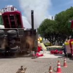 Por ausência de aprovação de projeto, Iphan paralisa montagem da estrutura de Natal no Largo de São Sebastião