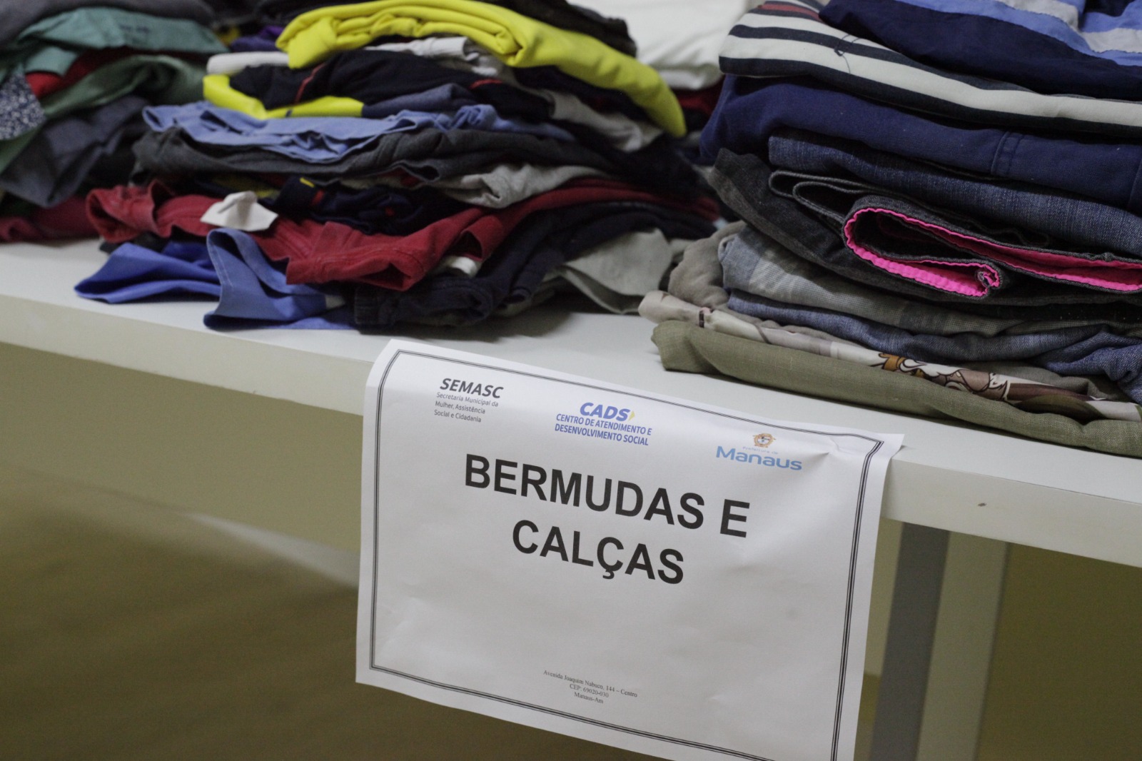 Prefeitura de Manaus realiza primeira ação do ano com população em situação de rua no Cads