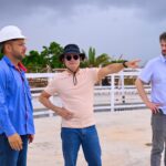 David Almeida vistoria avanço das obras do parque Encontro das Águas Rosa Almeida, novo cartão-postal de Manaus