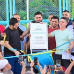David Almeida entrega no bairro Colônia Antônio Aleixo 36° complexo esportivo e amplia estrutura de esporte e lazer na zona Leste