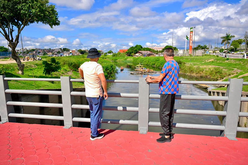 David Almeida acompanha operação ambiental no igarapé do 40 e reforça política de proteção aos rios urbanos de Manaus