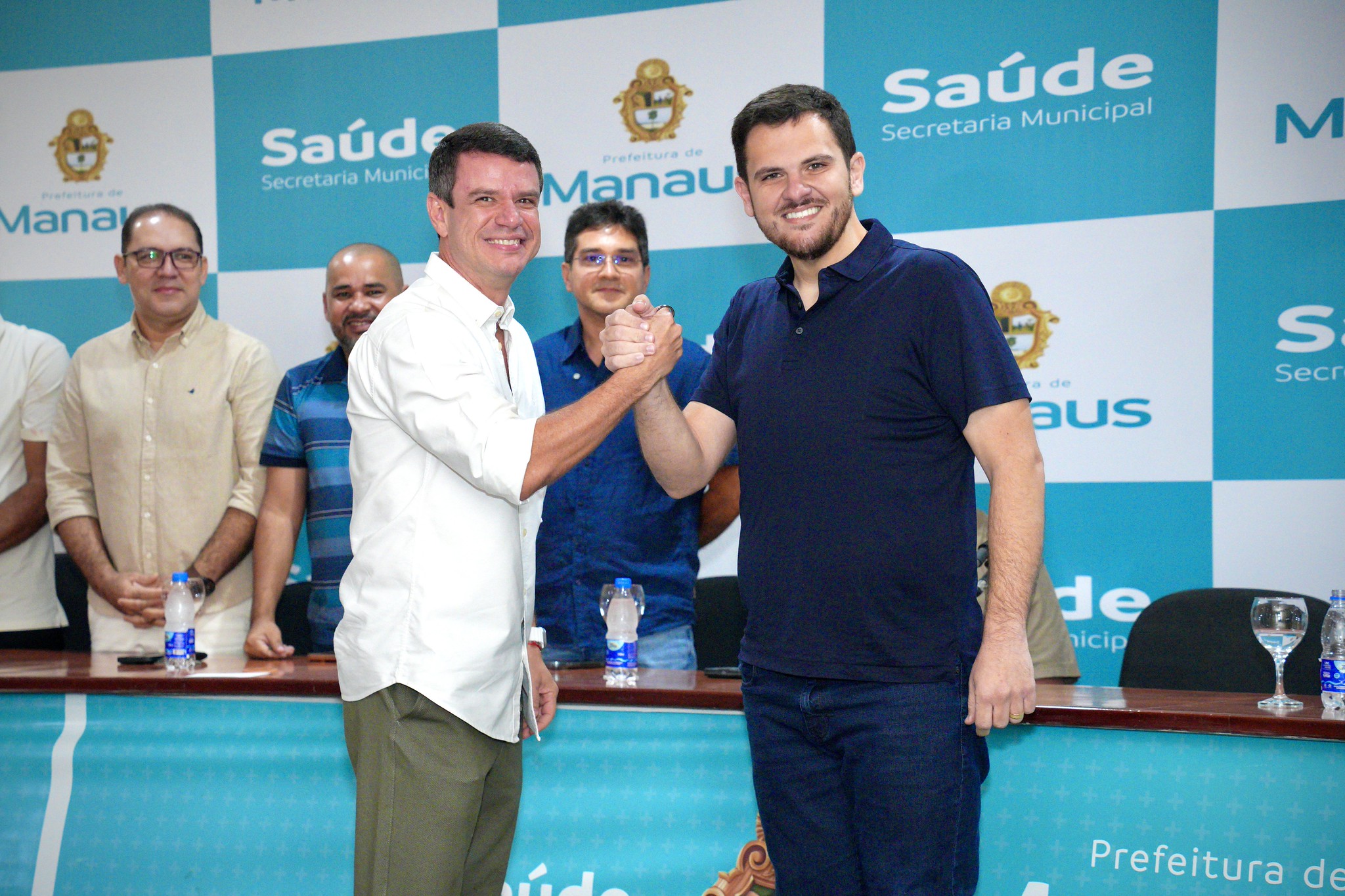 Prefeito Renato Junior empossa Nagib Salem como novo secretário da Semsa e reforça compromisso com avanço da saúde em Manaus