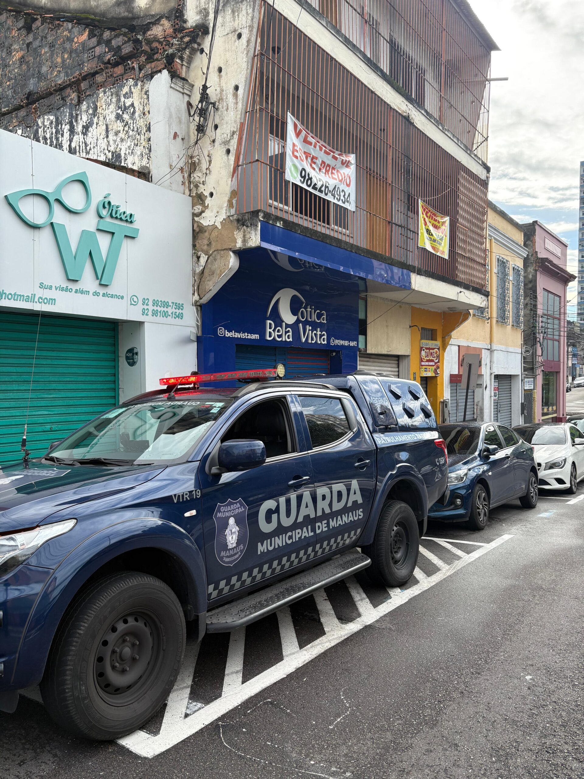 Guarda Municipal atende ocorrência com criança perdida e detém indivíduo no centro de Manaus