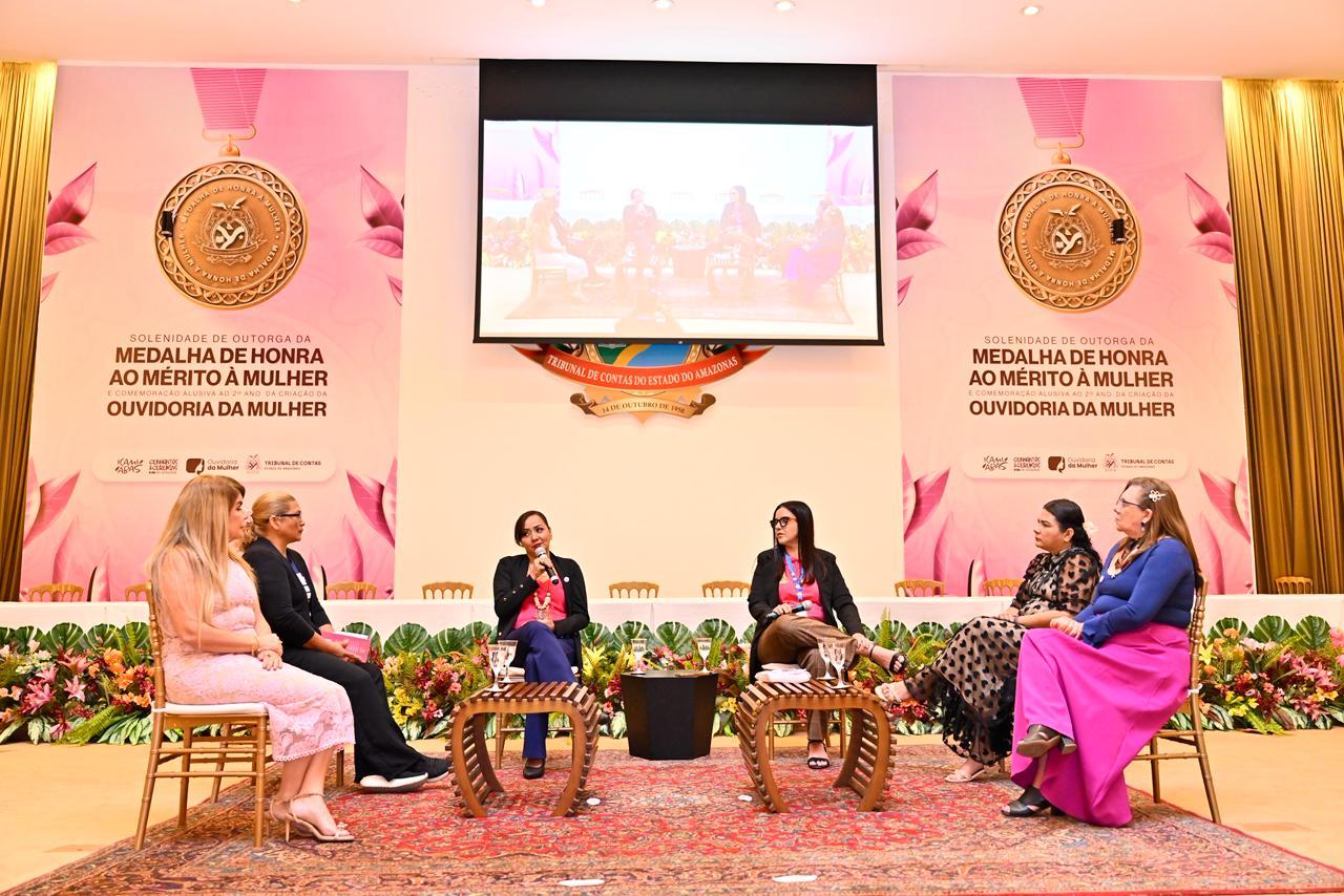 Ouvidoria da Mulher do TCE-AM promove roda de conversa e reforça apoio às mulheres vítimas de violência
