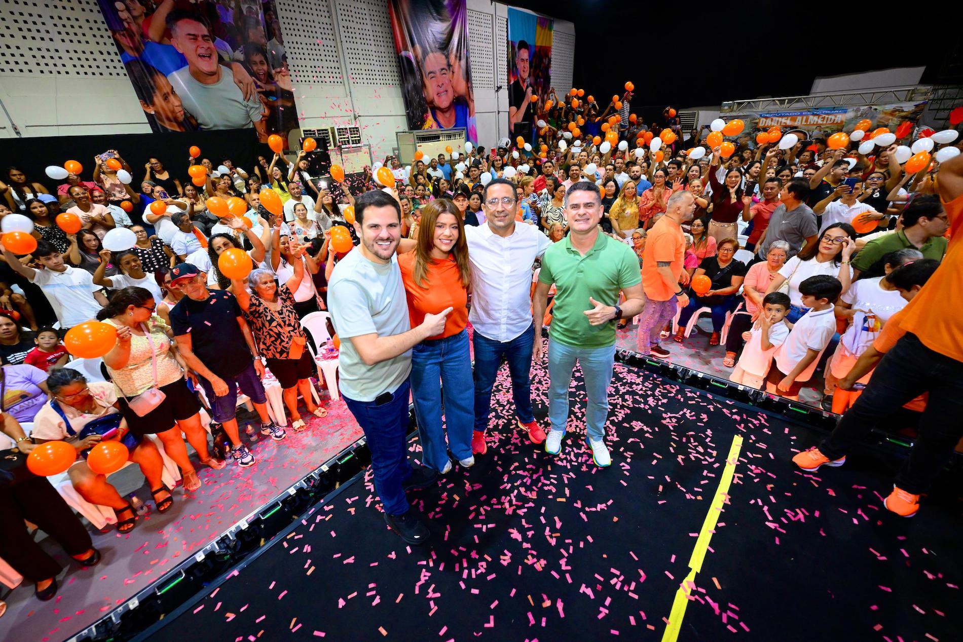 David Almeida reúne mil lideranças, amplia base política e intensifica articulação para 2026 no Amazonas