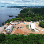 Prefeitura de Manaus chega quase à metade da execução da cúpula da Oca Niemeyer no parque Encontro das Águas Rosa Almeida