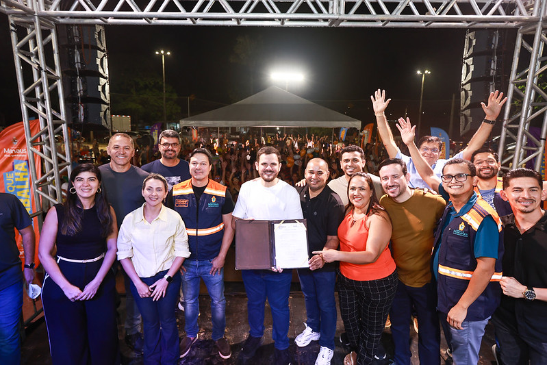 Prefeito Renato Junior assina ordem de serviço para revitalização do Campo da Torre e amplia acesso a práticas esportivas e de lazer para os moradores da zona Norte