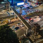 Prefeito Renato Junior acompanha avanço da concretagem do tabuleiro da nova passarela da avenida Torquato Tapajós