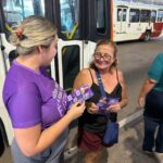 Prefeitura de Manaus realiza ação educativa do ‘Junho Violeta’ nos terminais de ônibus da capital