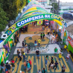 ‘Rua da Copa’ do bairro Compensa transmite estreia da Seleção Brasileira neste sábado com atrações para toda família
